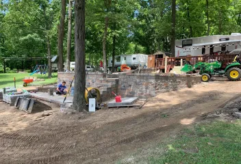 finished lawn work
