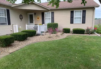 house and front yard