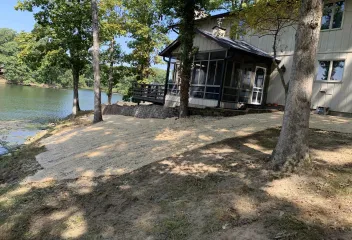 house and trees
