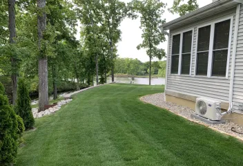lawn care with trees 